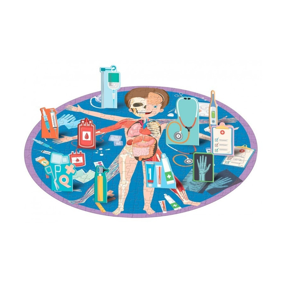 Libro Más Rompecabezas Todo Sobre El Cuerpo Humano