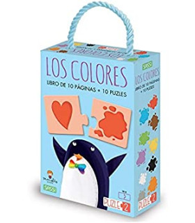 Libro De Los Colores 10 Paginas Y 10 Puzles