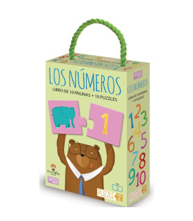 Libro De Los Numeros 10 Paginas Y 10 Puzles