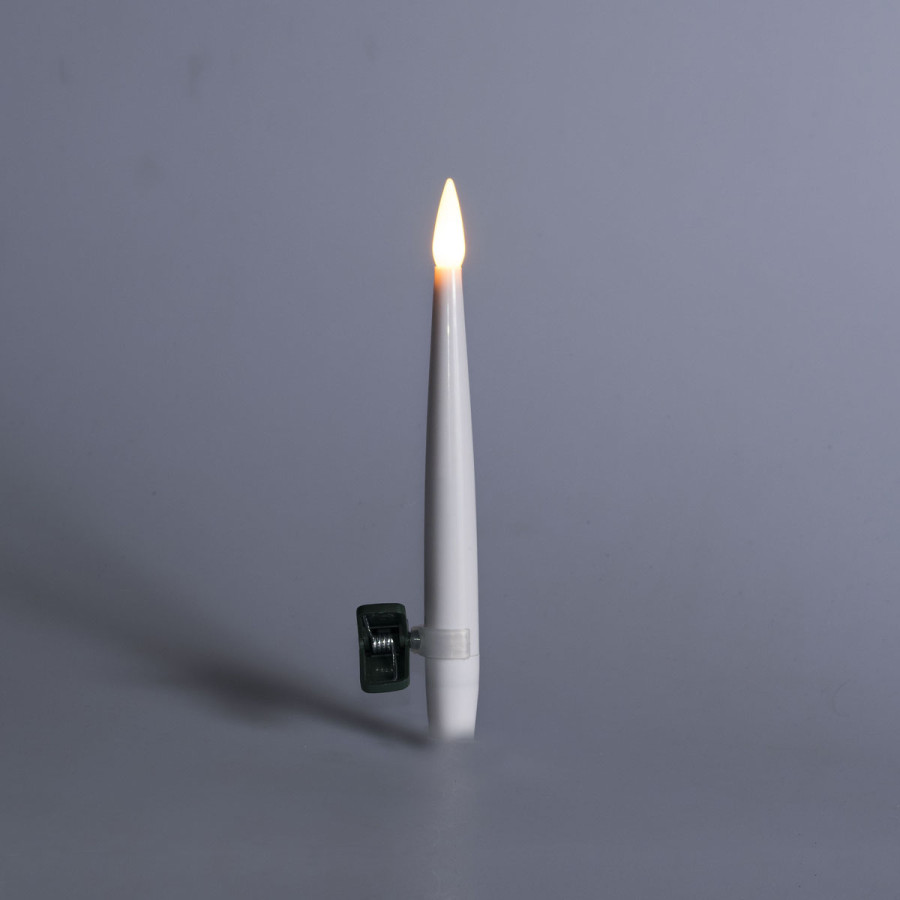 Vela LED blanca x 10 Alparamis