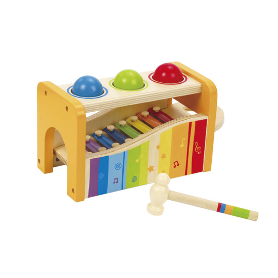 Banco Descarga y Xilófono Hape Instrumento Musical de Juguete