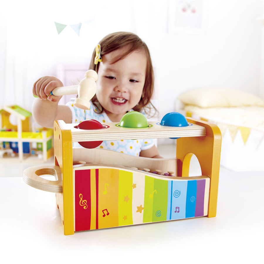 Banco Descarga y Xilófono Hape Instrumento Musical de Juguete