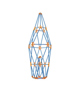 Kit Flexistix de Construcción Creativa Multi Torres 132 pzas Hape