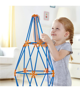 Kit Flexistix de Construcción Creativa Multi Torres 132 pzas Hape