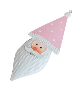 Adorno Colgante Cabeza Santa Metal Rosa Alparamis