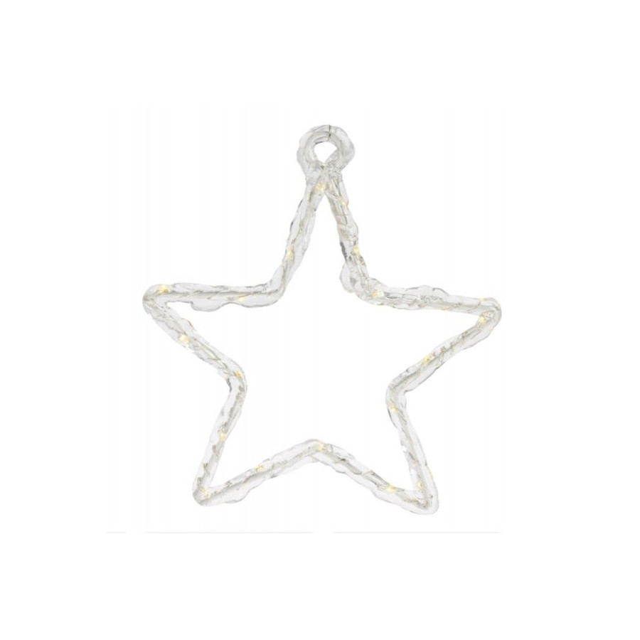 Estrella de Acrílico y Metal con Luz LED 20 cm Alparamis