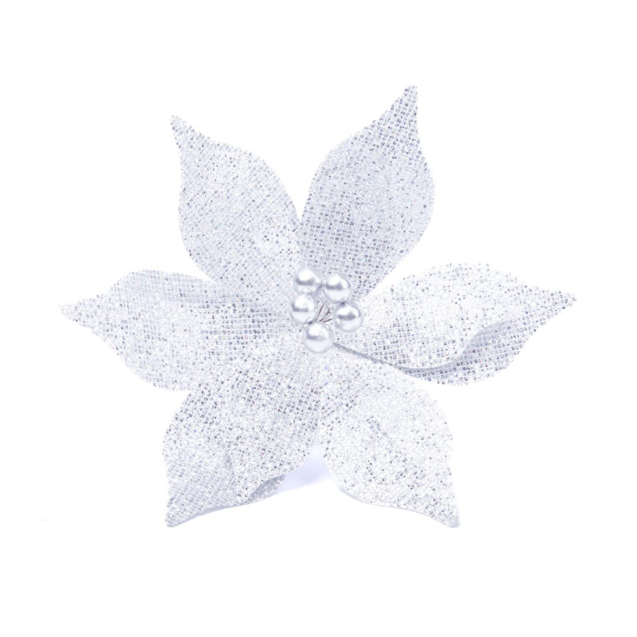 Adorno Estrella Federal Plateada 22 cm Alparamis A24-4056S