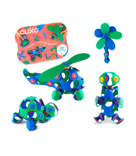 Set de Tripulación Azul y Verde 30 Piezas Clixo