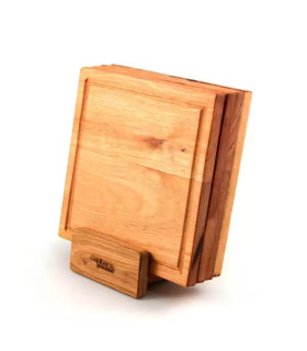 Set X 4 Platos Cuadrado Gourmet 5Pc