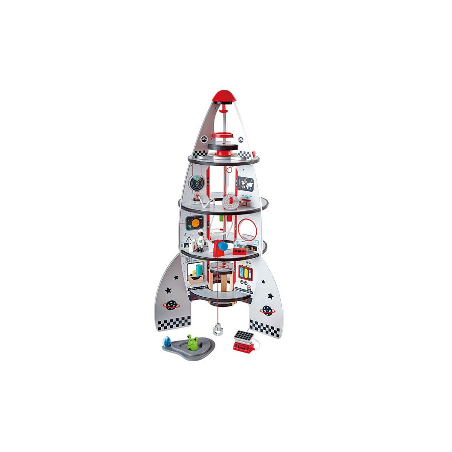 Cohete Espacial de 4 Pisos de Juguete Hape