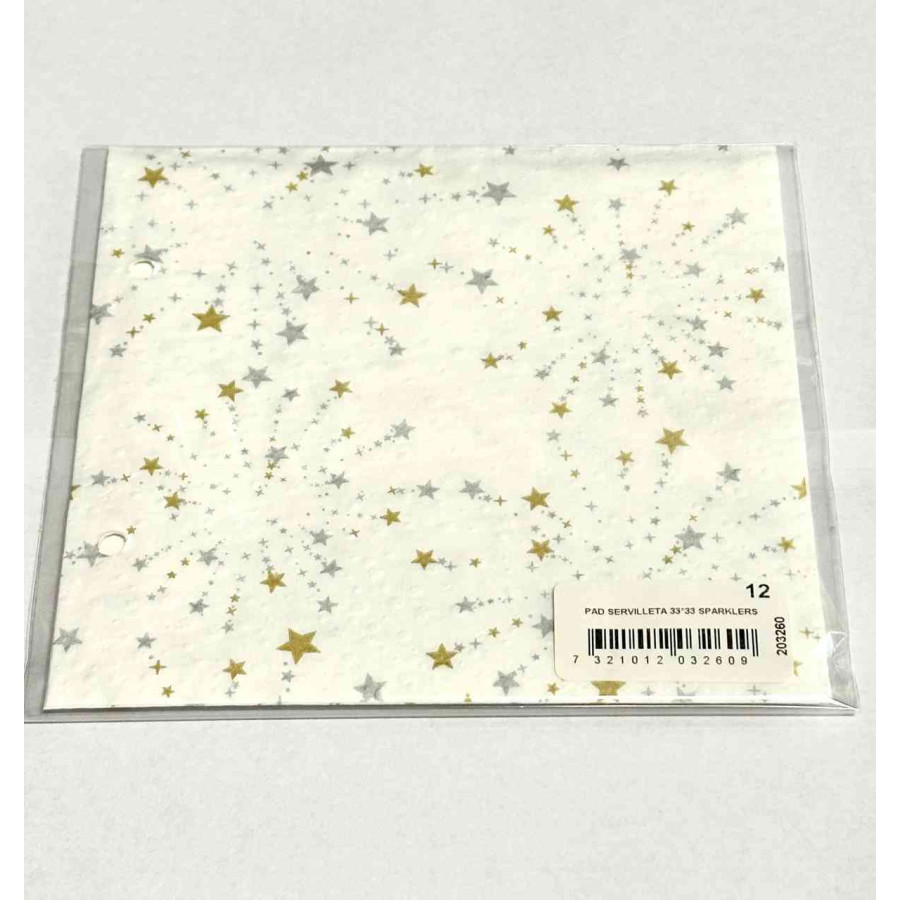 Servilletas 33 x 33 cm Sparklers Xmas