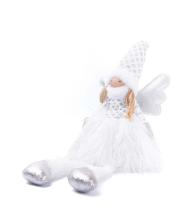 Adorno de Angel Piernas Largas con Luz LED 60 cm Alparamis