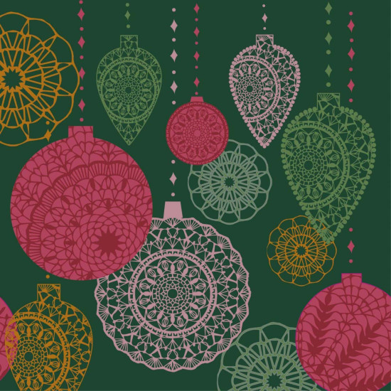 Servilletas 33 x 33 cm Opulent Bauble Xmas