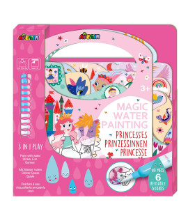 Kit de Pinturas al Agua Mágicas Princesses Avenir