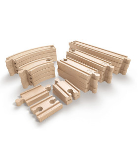 Set de Vías Super Expansión de Juguete Hape