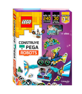 Lego Libro Construye y Pega Robots