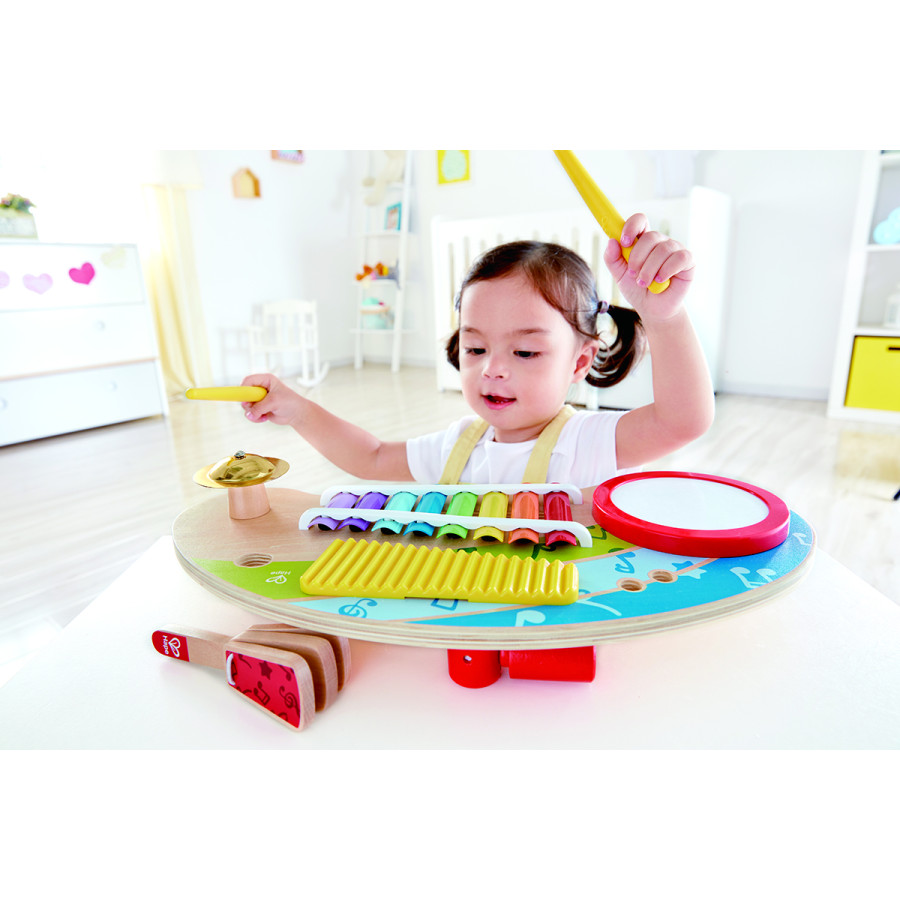 Estación Musical 5 en 1 Hape Instrumentos de Juguete