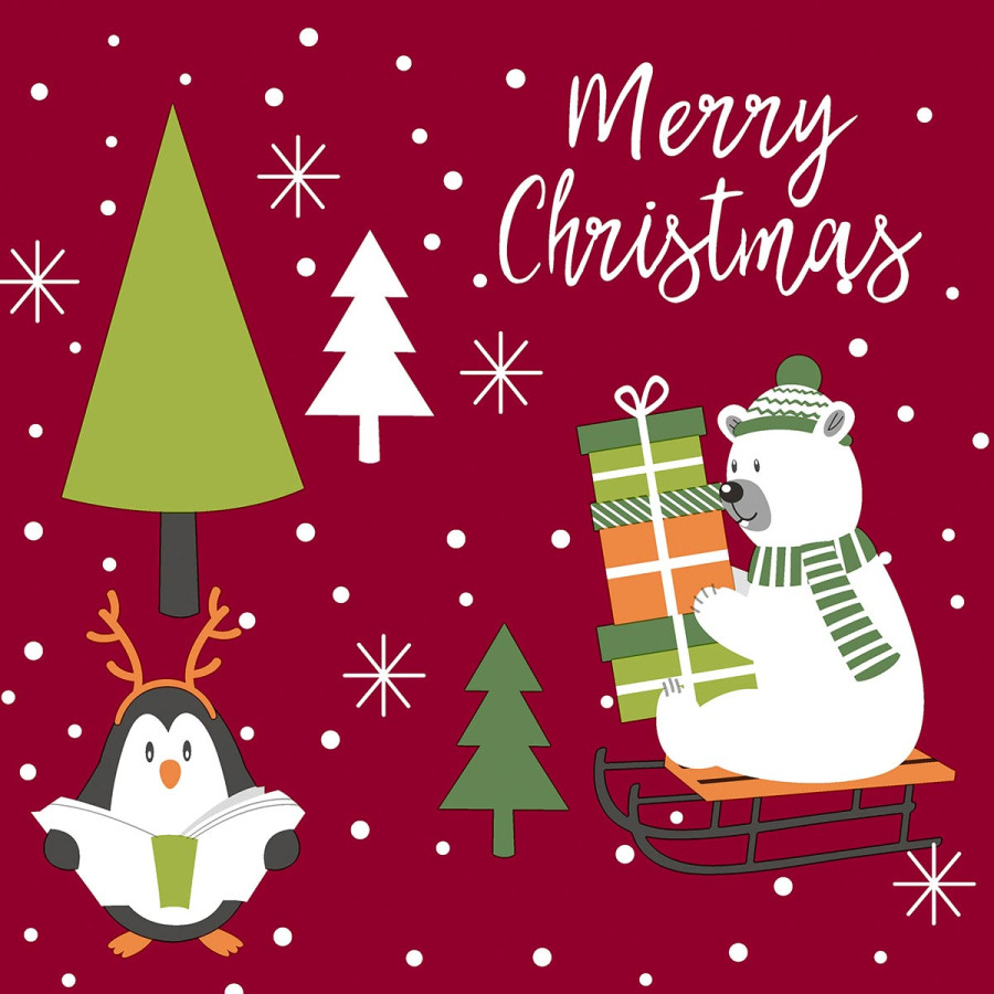 Servilletas 33 x 33 cm Xmas Time