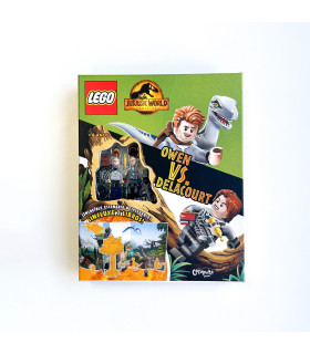 Libro con Juguete Lego Landscape Jurassic World
