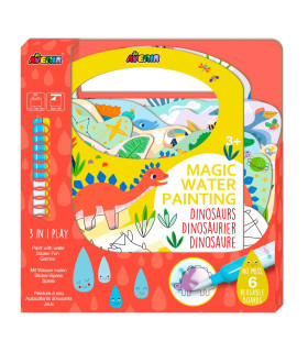 Kit de Pinturas al Agua Mágicas Dinosaurs Avenir