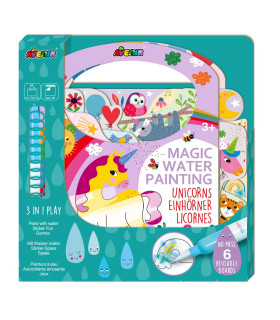 Kit de Pinturas al Agua Mágicas Unicorns Avenir