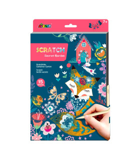Scratch Book A5 Secret Garden Avenir