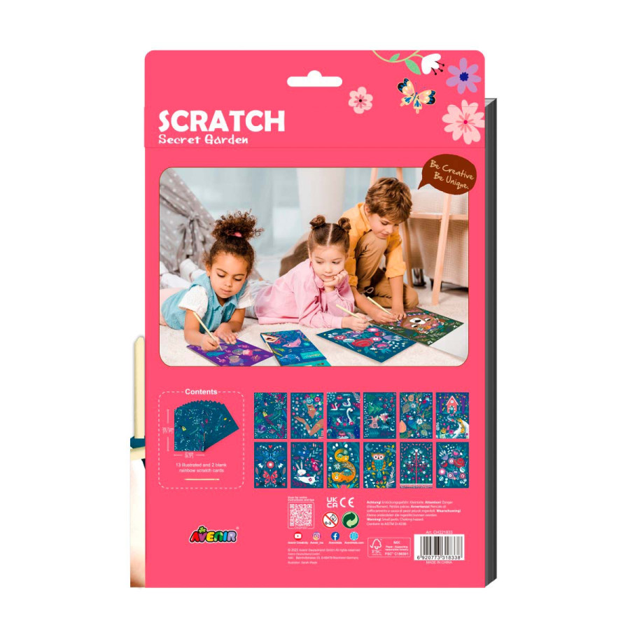 Scratch Book A5 Secret Garden Avenir