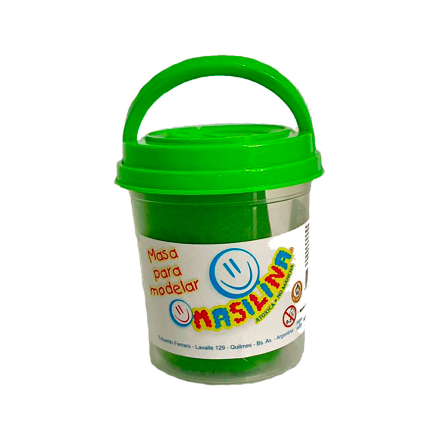 Pote de Masa para Moldear Verde 150 g Masilina