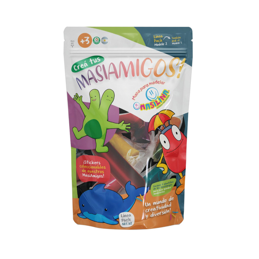 Set de Masas para Moldear Masiamigos - Modelo 2