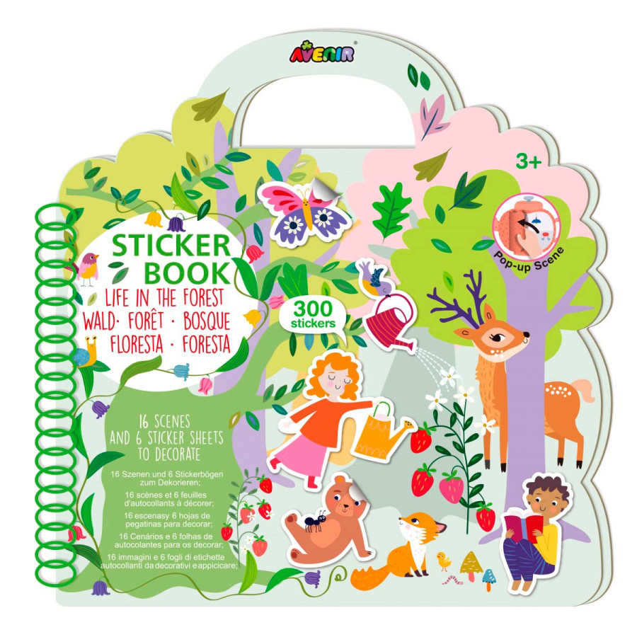 Libro de Stickers Life in the Forest Avenir