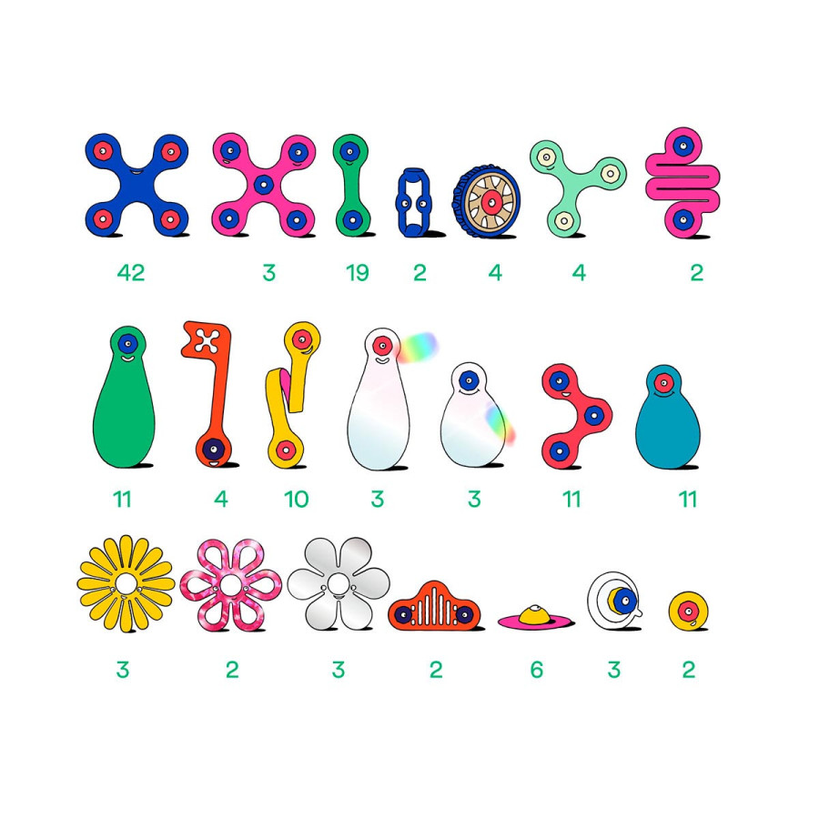 Set Familiar 150 Piezas Clixo