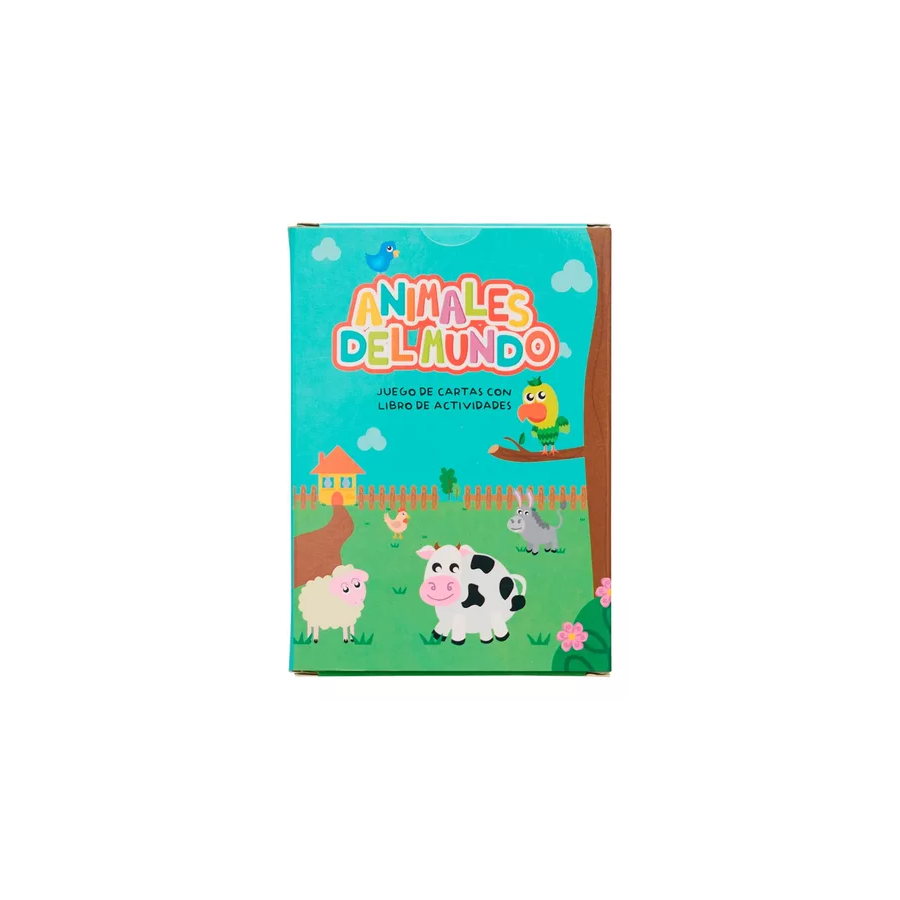 Cartas Didácticas Animales Del Mundo Barco De Papel