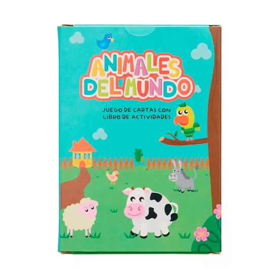 Cartas Didácticas Animales Del Mundo Barco De Papel