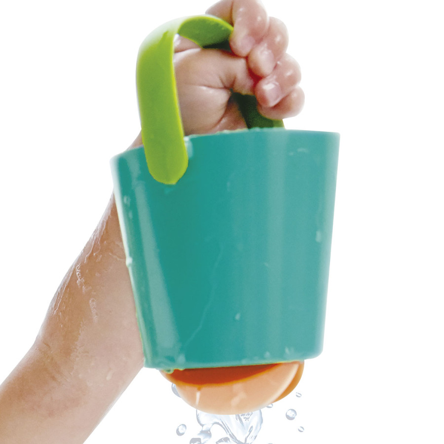 Juego de Baldes Alegres Hape Juguete para el Baño