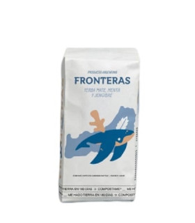 Pack Yerba Mate Fronteras 400 gr menta y jengibre