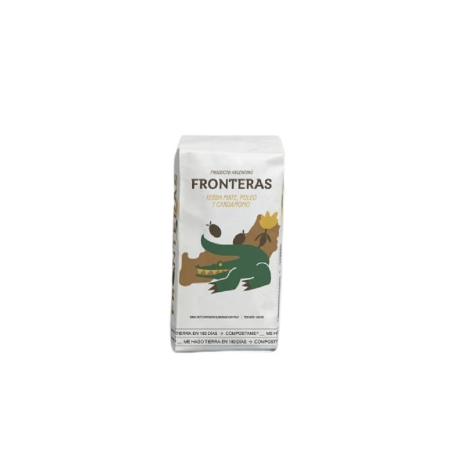 Pack Yerba Mate Fronteras 400 gr poleo y cardamomo