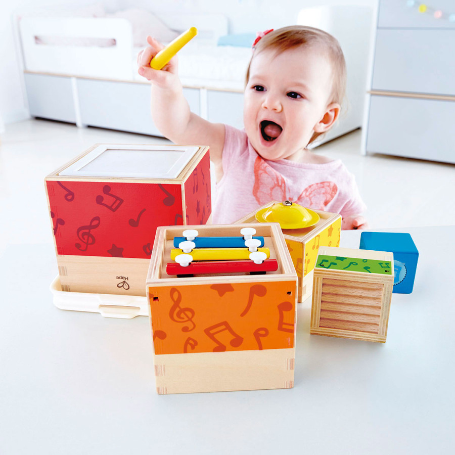 Set de Música Apilable Hape Instrumentos de Juguete