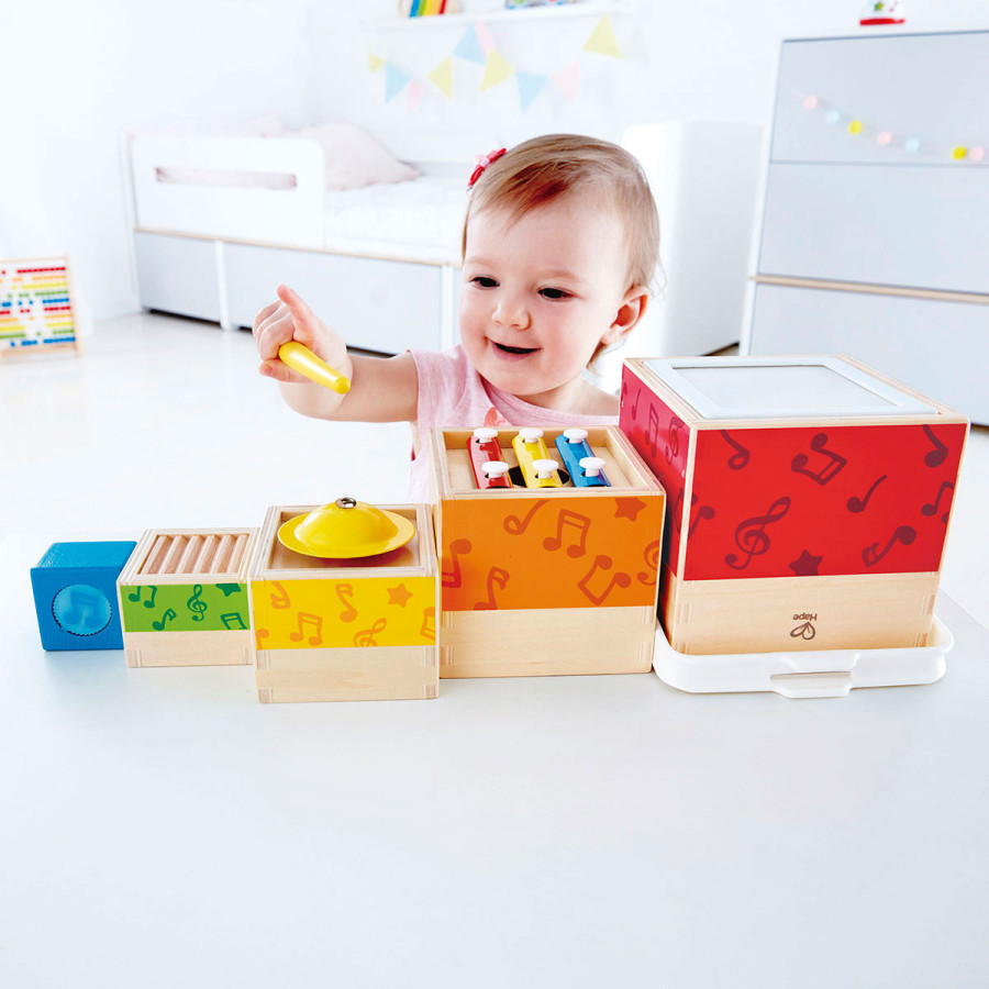 Set de Música Apilable Hape Instrumentos de Juguete