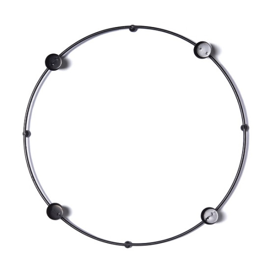 Portavelas Metalico 30 cm