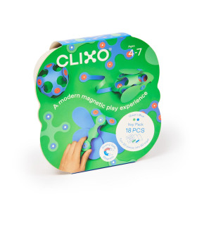 Set Itsy Verde y Azul 18 Piezas Clixo