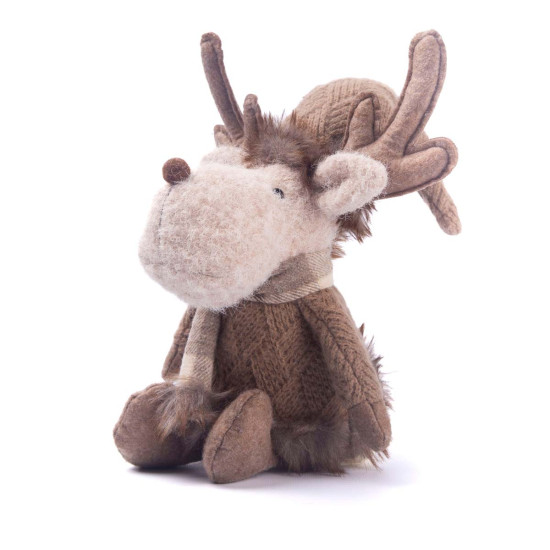 Adorno de Reno con Bufanda 40 cm Alparamis