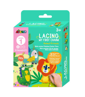 Kit de Costura My First Charm Nivel 1 Animal Friends Avenir