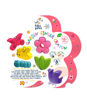 Crayones Garden Finger x 6 Haku Yoka