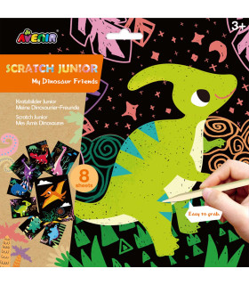 Scratch Art Junior Dinosaur Friends Avenir