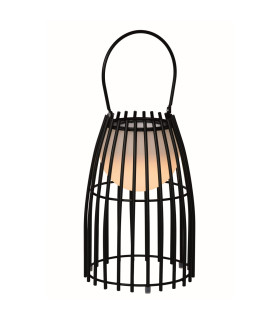 Lámpara LED Noctis Recargable Negra 25 cm 3 W Alparamis