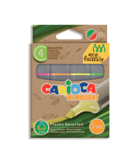 Resaltadores Eco Family Carioca x 4