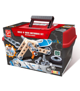 Set de Construcción de Moto 34 Piezas Junior Inventor Hape
