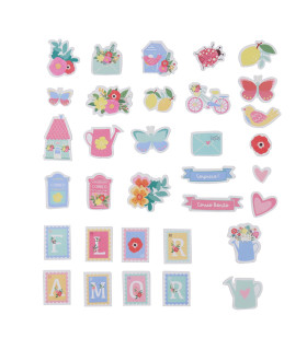 Die Cuts para Scrapbooking 33 Diseños Correo Bonito Ibicraft