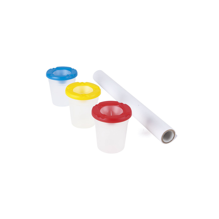 Pizarra Atril de Dibujo para Chicos con Rollo de Papel Hape