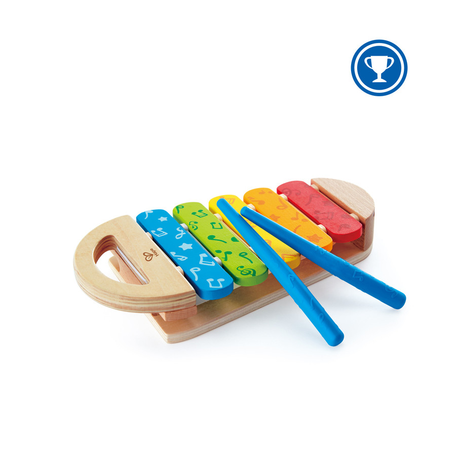 Xilofón ArcoIris Hape Instrumento Musical de Juguete